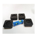 Universal Square Rubber Anti-Walk Pads & Rubber Anti Vibration Pads with Mini Level